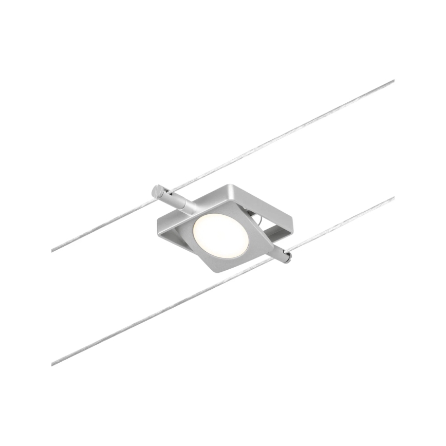 Paulmann 94420 - Set 5xLED/4,5W sistem complet cu cablu MAC 230V crom mat
