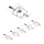 Paulmann 94432 - Set 5xGU5,3/10W, sistem complet cu cablu MAC, 230V, alb