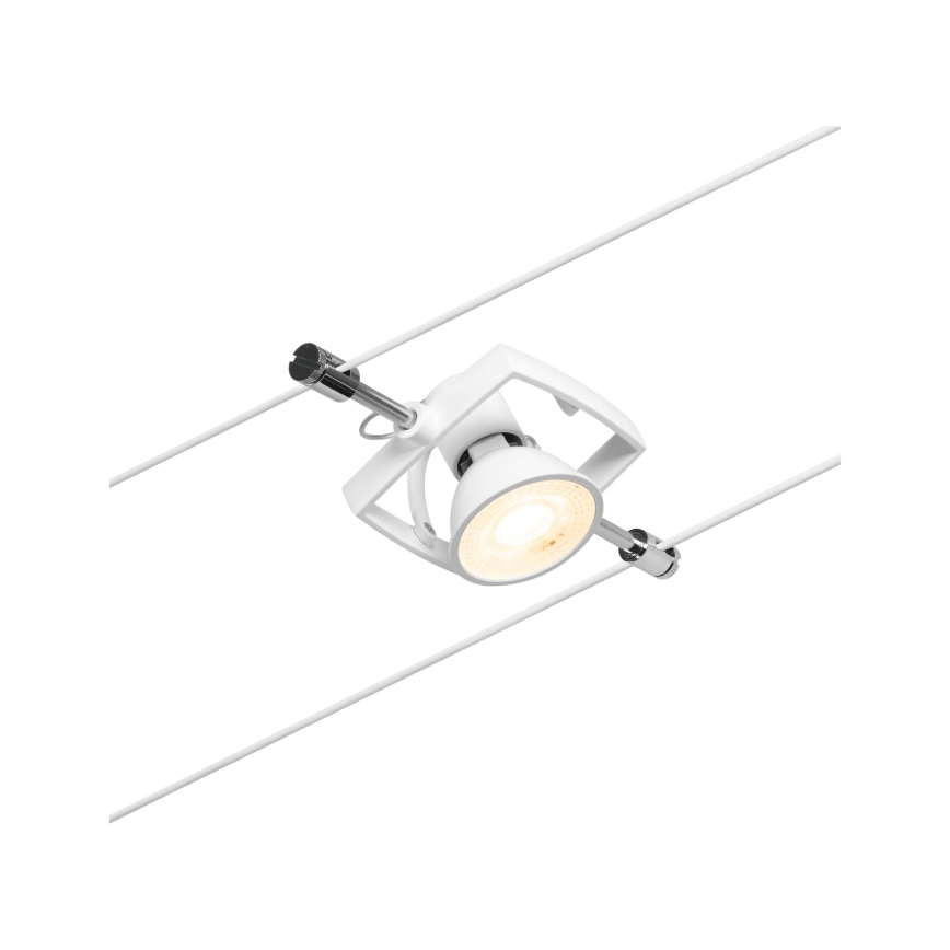 Paulmann 94432 - Set 5xGU5,3/10W, sistem complet cu cablu MAC, 230V, alb