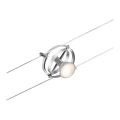 Paulmann 94437 - Spot pentru sistem pe cablu CARDAN, 12 V, 1x GU5.3/10 W, crom mat