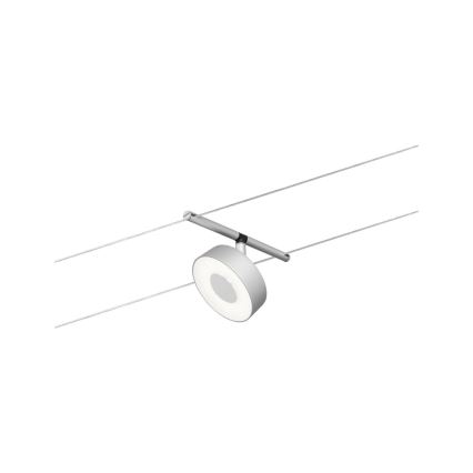 Paulmann 94475 - Set 5 x LED/5W, sistem complet cu cablu CIRCLE 230V, crom mat