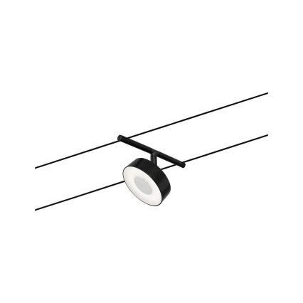 Paulmann 94479 - Set 5x LED/5W, sistem complet cu cablu CIRCLE, 230V, negru
