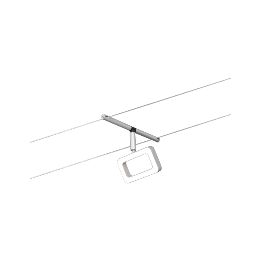 Paulmann 94481 - Set 5 x LED, 4,8 W, sistem complet cu cablu FRAME, 230 V, crom mat