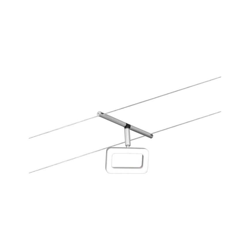 Paulmann 94481 - Set 5 x LED, 4,8 W, sistem complet cu cablu FRAME, 230 V, crom mat