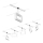 Paulmann 94483 - SET 5xLED/4,8W Sistem complet cu cablu FRAME 230V alb