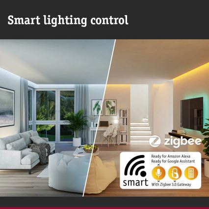 Paulmann 94513 - RGBW LED/8,2W IP44 Iluminator reglabil pentru număr de casă cu senzor de mișcare și de amurg PADEA 230V antracit
