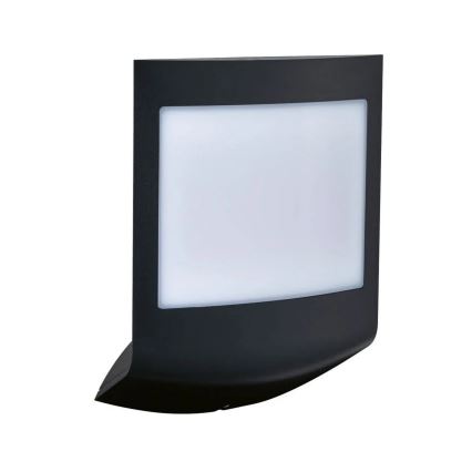 Paulmann 94513 - RGBW LED/8,2W IP44 Dimerizabilă aplică de perete pentru exterior cu senzor de mișcare și de crepuscul PADEA 230V antracit