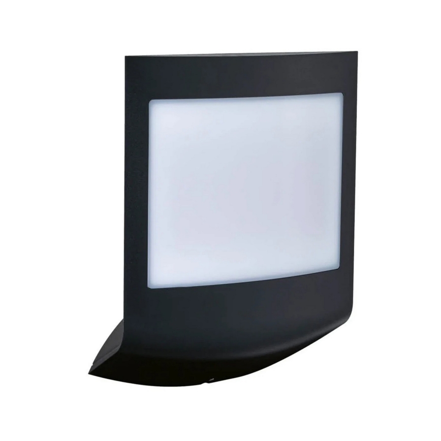 Paulmann 94513 - RGBW LED/8,2W IP44 Dimerizabilă aplică de perete pentru exterior cu senzor de mișcare și de crepuscul PADEA 230V antracit
