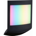 Paulmann 94513 - RGBW LED/8,2W IP44 Dimerizabilă aplică de perete pentru exterior cu senzor de mișcare și de crepuscul PADEA 230V antracit