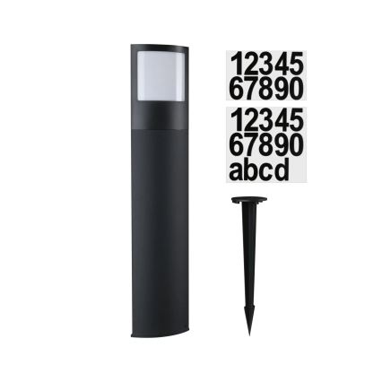 Paulmann 94514 - LED/8,5W IP44 Lampă de exterior reglabilă cu senzor de mișcare și senzor de amurg PADEA 230V antracit