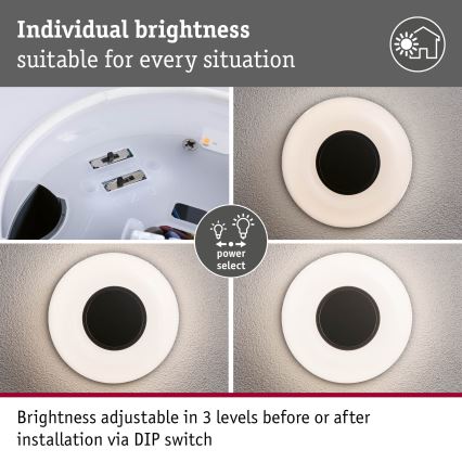 Paulmann 94955 - LED/20,5W IP65 Aplică de perete pentru exterior reglabilă AUREVA 230V 2200/3000/4000K antracit