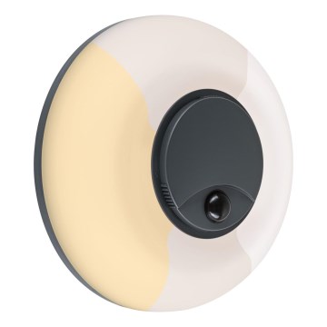 Paulmann 94956 - LED/20,5W IP65 Corp de iluminat de perete pentru exterior, dimabil, cu senzor de mișcare și de crepuscul AUREVA 230V 2200/3000/4000K antracit