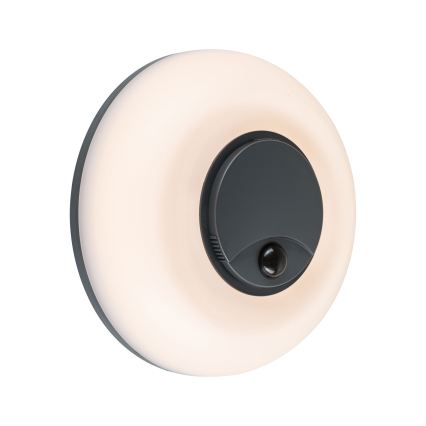 Paulmann 94956 - LED/20,5W IP65 Corp de iluminat de perete pentru exterior, dimabil, cu senzor de mișcare și de crepuscul AUREVA 230V 2200/3000/4000K antracit