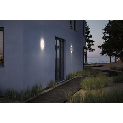 Paulmann 94957 - LED/18,5W IP65 Aplică de perete pentru exterior reglabilă ELUNOR 230V 2200/3000/4000K antracit