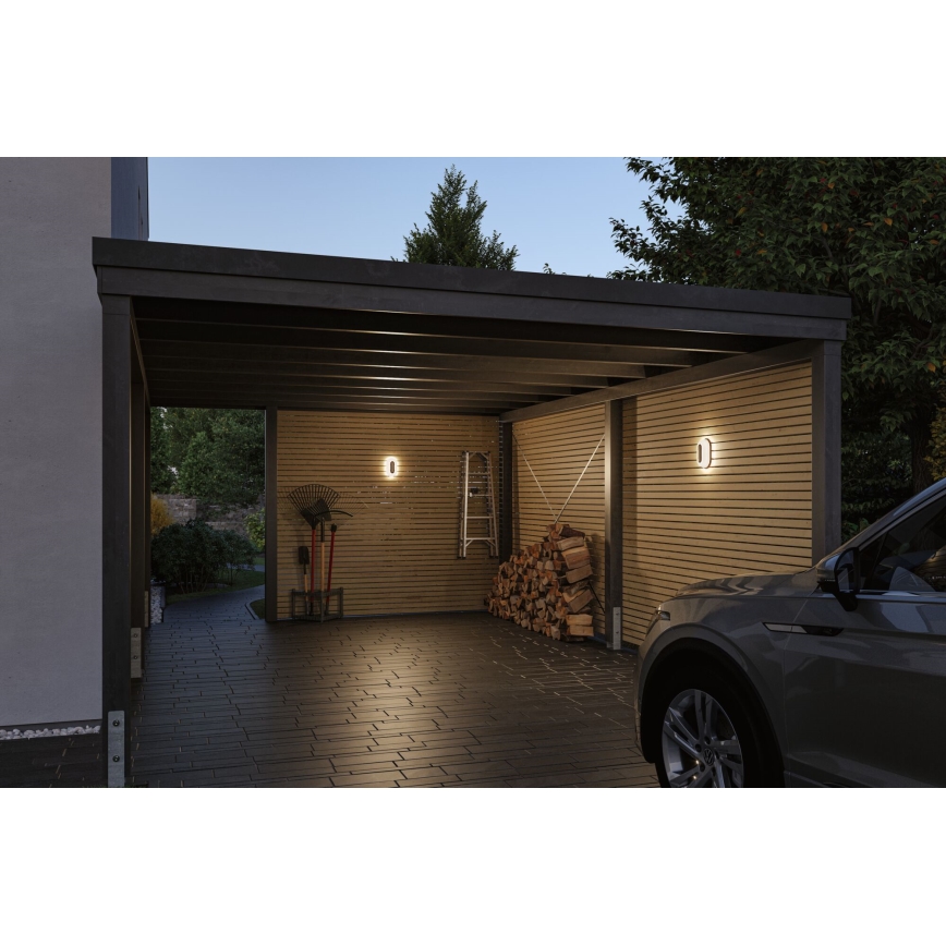 Paulmann 94957 - LED/18,5W IP65 Aplică de perete pentru exterior reglabilă ELUNOR 230V 2200/3000/4000K antracit