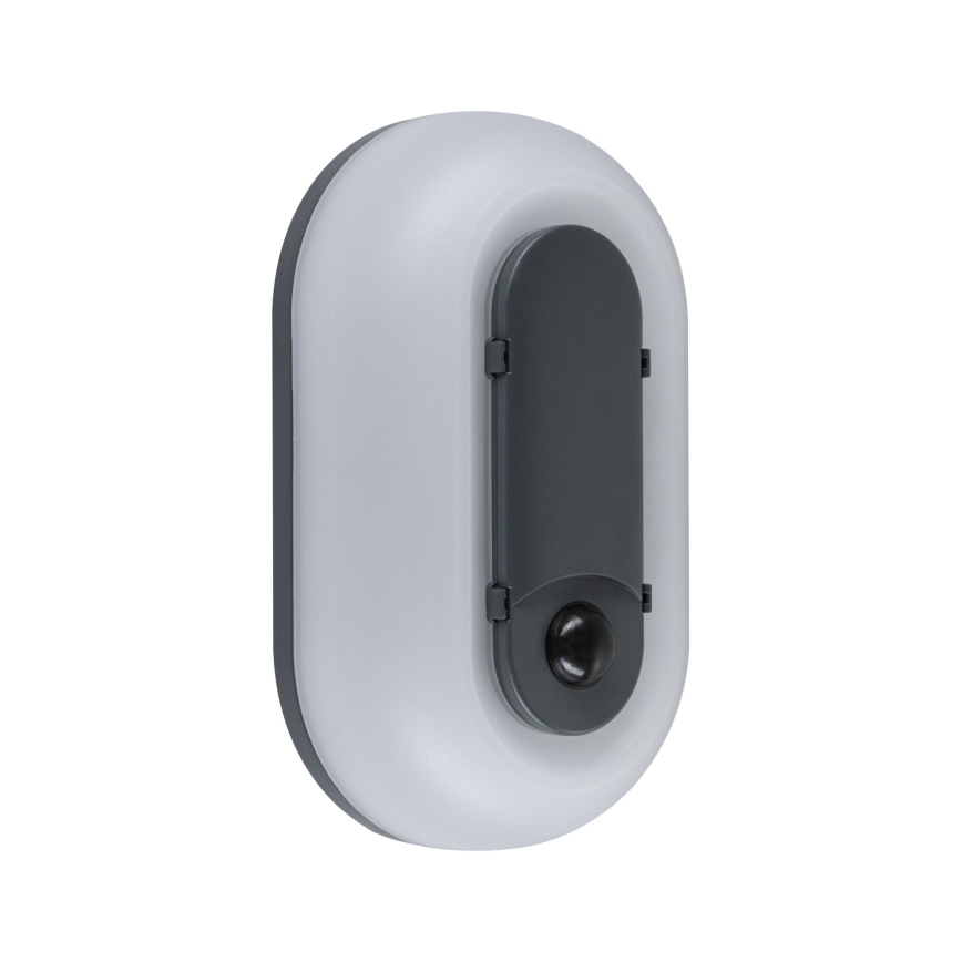 Paulmann 94958 - LED/18,5W IP65 Aplică de exterior dimerizabilă cu senzor de mișcare și de crepuscul ELUNOR 230V 2200/3000/4000K antracit