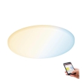 Paulmann 95386 - Plafonieră LED 15W IP44 cu reglare intensitate pentru baie SMART VELUNA 230V