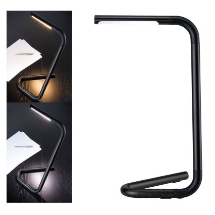 Paulmann 95424 - Lampă de birou LED/4,5W cu reglare intensitate, cu senzor tactil FLEXLINK 5V/USB 4400 mAh, neagră