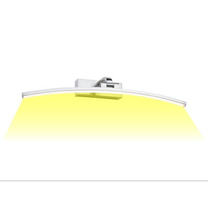 Paulmann 95558 - Aplica LED BENTO 10 W pentru tablouri, 230 V, 50 cm, crom mat