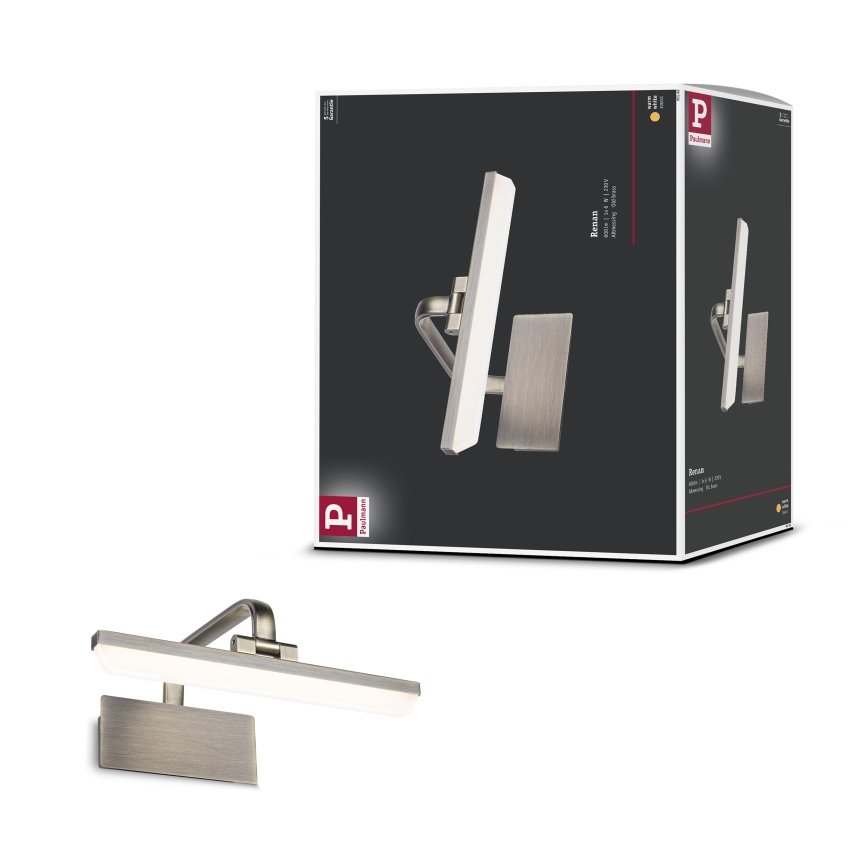 Paulmann 95568 - Lampă pentru tablou RENAN LED/6W 230V 30 cm alamă
