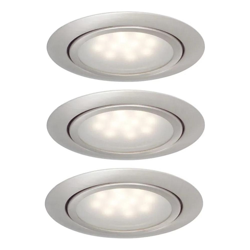 Paulmann 99812 - SET 3x Corp de iluminat LED tavan fals MICRO LINE 3xLED/1W/230V/12V
