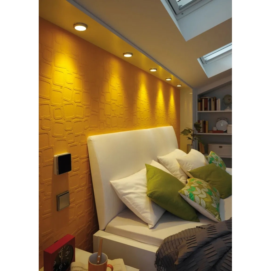 Paulmann 99812 - SET 3x Corp de iluminat LED tavan fals MICRO LINE 3xLED/1W/230V/12V