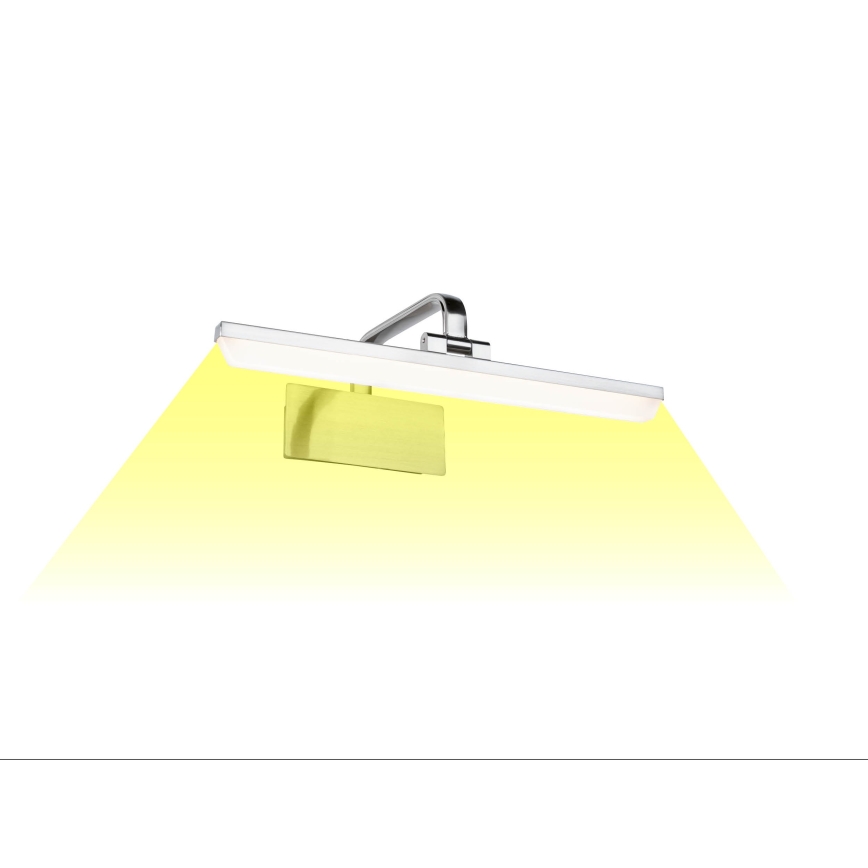 Paulmann RENAN 95572 - Aplică LED 9,5 W pentru tablouri, 230 V, 40 cm, crom mat