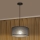 Pendul ALBA pe cablu, 1 x E27/15 W/230 V, Ø 40 cm, gri