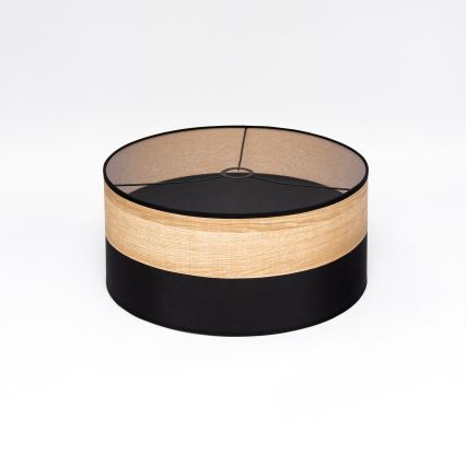 Pendul ALBA pe cablu, 1xE27/15W/230V, diametru 45 cm, negru/maro