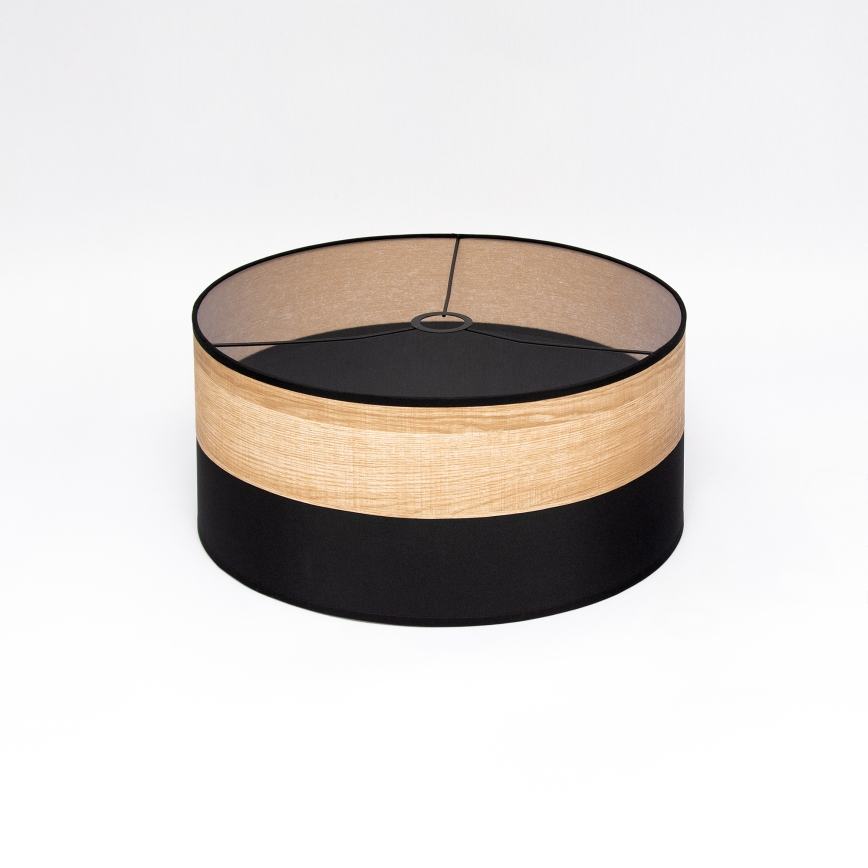 Pendul ALBA pe cablu, 1xE27/15W/230V, diametru 45 cm, negru/maro