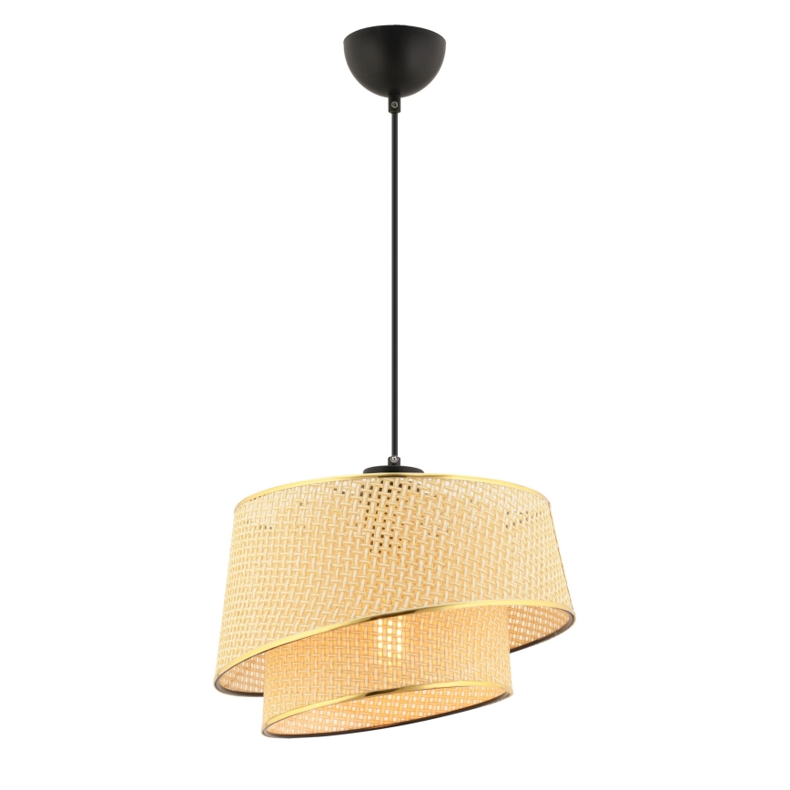 Pendul BARETTE pe cablu, 1 x E27, 60 W, 230 V, maro/auriu