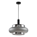 Pendul BRIZI 1xE27/40W/230V gri/fumuriu