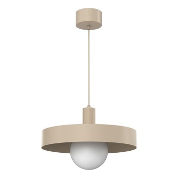 Pendul CANAN pe cablu, 1x E27/15W/230V, Ø 40 cm, bej