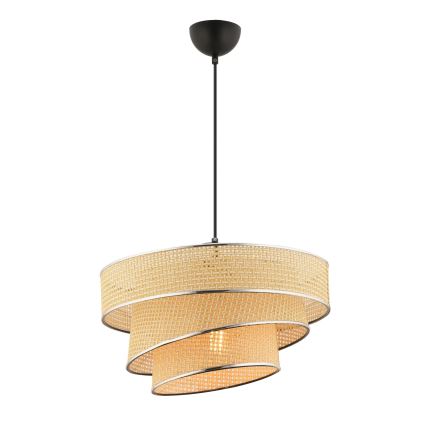 Pendul COUPER pe cablu 1xE27/60W/230V bej/crom lucios