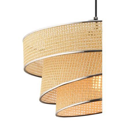 Pendul COUPER pe cablu 1xE27/60W/230V bej/crom lucios