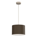 Pendul cu cablu ARDEN, 1xE27/15W/230V, Ø 25 cm, bej/maro