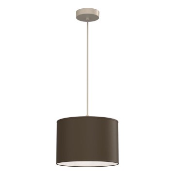 Pendul cu cablu ARDEN, 1xE27/15W/230V, Ø 25 cm, bej/maro