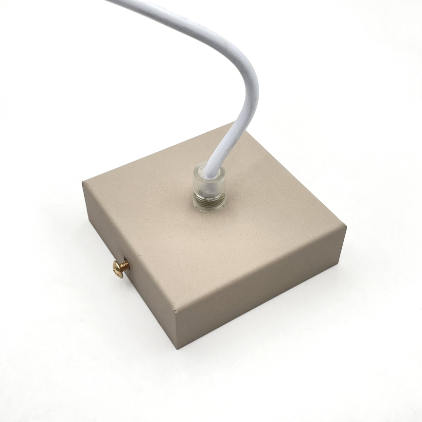 Pendul cu cablu CRISPINA 1xGU10/10W/230V, bej — Brilagi