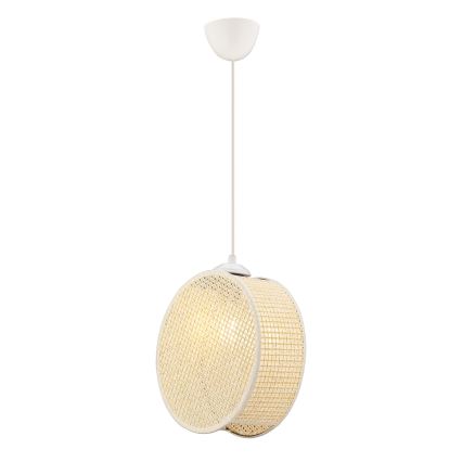 Pendul cu cablu DRUM 1xE27/60W/230V crem