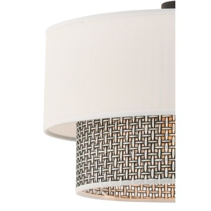 Pendul cu cablu ECHO 1xE27/60W/230V crem/gri