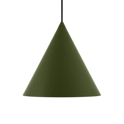 Pendul cu cablu ETNA II, 1xE27/15W/230V, Ø25 cm, verde