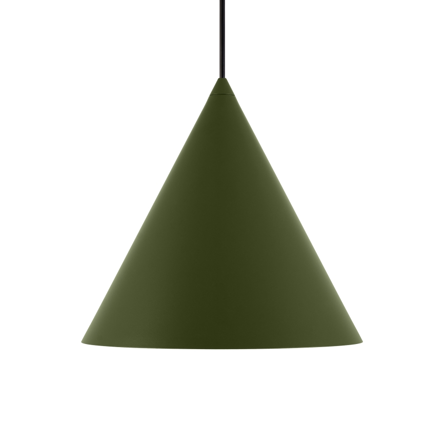 Pendul cu cablu ETNA II, 1xE27/15W/230V, Ø25 cm, verde