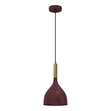 Pendul cu cablu NOAK 1xE27/15W/230V bordo