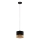 Pendul cu cablu PAGLIA 1xE27/15W/230V negru/ratan