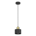 Pendul cu cablu PARKLA, 1xE27/15W/230V, negru