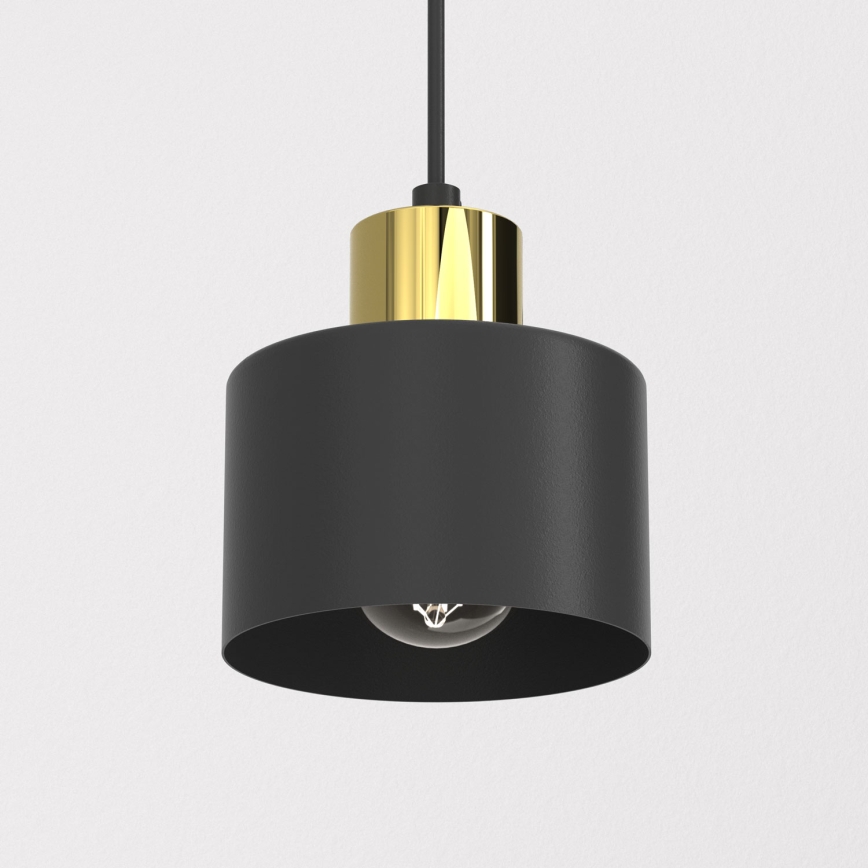 Pendul cu cablu PARKLA, 1xE27/15W/230V, negru