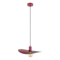 Pendul cu cablu SAVANA 1xE27/15W/230V negru/roșu