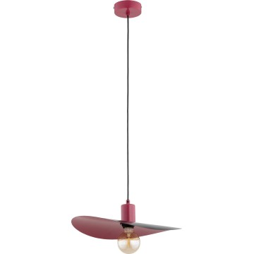 Pendul cu cablu SAVANA 1xE27/15W/230V negru/roșu