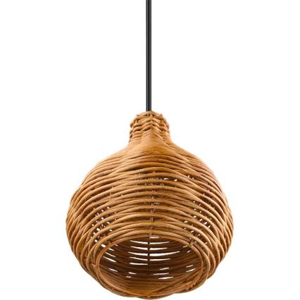 Pendul cu cablu SPROUT 1xE14/40W/230V maro/ratan