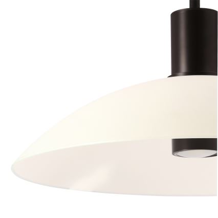 Pendul cu cablu TEDIN 1xGU10/15W/230V alb/negru